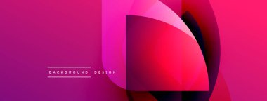 Soyut enerjik tasarım. Üst üste binen daireler dinamik değişim etkisi yaratır. Dijital projeler için modern arkaplan.