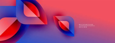 Soyut akışkan kurdeleler, canlı renklerin karışımı. Kırmızı, mavi gradyanlar dinamik görsel efekt yaratır. Arka planlar için modern tasarım ögesi.