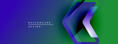 Soyut eğim arkaplanı. Katmanlar dinamik simge şekli yaratır. Metin arka plan tasarımı okur. Canlı renkler sorunsuz geçiş.