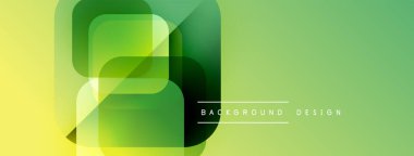 Soyut geometrik şekiller, canlı yeşil gradyanlar, modern tasarım. Pürüzsüz geçişler dinamik görsel efektler yaratır. Sunumlar için uygun arkaplan.