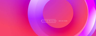 Soyut eğim arkaplanı. Çemberler, dinamik görsel efekt oluşturur. Sancaklar ve başlıklar için modern tasarım uygun.