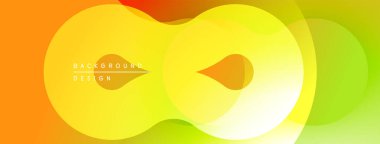 Soyut renkli arkaplan. Üst üste binen şekiller dinamik görsel efekt yaratır. Mezuniyet geçişleri pürüzsüz estetik cazibe sunuyor.