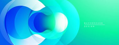 Soyut sıvı şekilleri, canlı mavi-yeşil gradyan. Modern tasarım, pürüzsüz geçişler, dinamik kompozisyon. Projeler için mükemmel arkaplan.