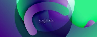 Soyut sıvı şekiller, canlı renklerin karışımı. Modern tasarım, pürüzsüz eğimler dinamik kompozisyon yaratır. Arkaplan özellikleri katmanlı elementler.