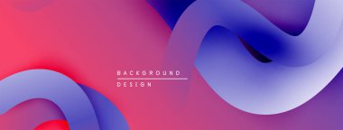 Soyut sıvı şekiller, canlı renklerin karışımı. Modern tasarım, pürüzsüz gradyanlar dinamik görsel efekt yaratır. Dijital projeler için uygun arkaplan.