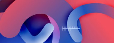 Soyut sıvı şekilleri canlı renkleri harmanlar. Pürüzsüz gradyanlar dinamik bileşim, modern tasarım estetik.