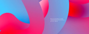 Soyut sıvı şekilleri canlı renkleri harmanlar. Pürüzsüz gradyanlar dinamik görsel akış yaratır. Arka planlar için modern tasarım ögesi.