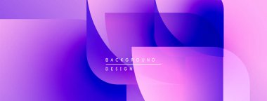 Soyut mor renkler örtüşüyor, dinamik görsel efekt yaratıyor. Modern tasarım elementleri akıcılık ve derinlik öneriyor.