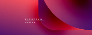 Soyut eğim arkaplanı. Pürüzsüz renk değişimi, mor, pembe, mavi renkler. Metin elementli minimalist tasarım. Modern estetik.