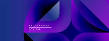 Soyut sıvı şekiller, canlı mor renkler derin maviler ile harmanlanır. Arka planlar ve sunumlar için modern tasarım öğesi. Minimalist estetik.