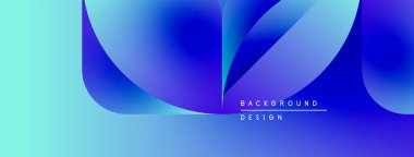 Soyut sıvı şekiller, canlı mavi renkler, değişken arkaplan. Dijital projeler ve sunumlar için modern tasarım ögesi.