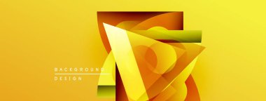 Parlak sarı soyut tasarım. Geometrik şekiller, dinamik görsel efekt oluşturur. Metin arka plan tasarımı okur. Modern, canlı kompozisyon.