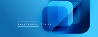 Soyut mavi katmanlar modern tasarım yaratır. Gradyan etkisi derinlik ve görsel ilgi ekler. Minimalist biçim, temiz sunum.