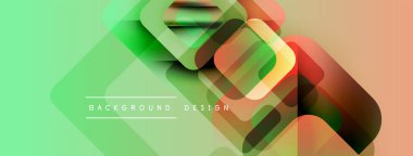 Soyut geometrik şekiller örtüşüyor, canlı renk eğimleri yaratıyor. Arkaplanda metin arkaplan tasarımı var. Modern, dinamik görsel kompozisyon.