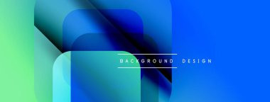 Soyut sıvı şekilleri örtüşür ve canlı bir arkaplan oluşturur. Mavi, yeşil renkler tasarıma egemen, modern estetik.
