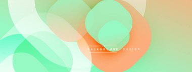 Soyut arkaplan özellikleri üst üste biniyor. Yumuşak pastel renkler modern, akışkan tasarım yaratır. Minimalist estetik, dijital projeler için uygun.