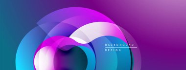 Soyut renkli katmanlar dinamik görsel akış yaratır. Gradyan gölgeler harmanlanarak modern arkaplan tasarımı oluşturur. Yumuşak kıvrımlar hareketi, derinliği gösterir.