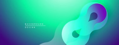 Soyut eğim arkaplanı. Akan şekiller dinamik görsel efektler yaratır. Modern tasarım, canlı renkler, pürüzsüz geçişler.