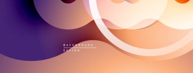 Soyut akışkan şekiller, sıcak renk paleti. Gradyan karışımları pürüzsüz geçişler yaratır, modern tasarım elementleri mevcut.