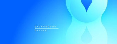 Soyut mavi arkaplan. Pürüzsüz katmanlar akış şekilleri, değişim efektleri ve modern tasarım unsurları yaratır. Minimalist kompozisyon.