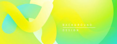 Soyut sıvı şekiller, canlı sarı, yeşil renkler. Modern tasarım, pürüzsüz gradyanlar dinamik görsel efekt yaratır. Mükemmel arkaplan.