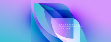 Soyut sıvı şekilleri mor, mavi renkleri harmanlıyor. Modern tasarım metin arkaplan tasarımı içerir. Gradyan renkler dinamik görsel efekt yaratır.