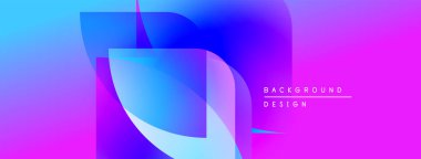Soyut eğim arkaplanı. Mavi, mor renkler düzgün bir şekilde harmanlanır. Modern tasarım elementleri dinamik görsel efekt yaratır. Minimalist metin mevcut.