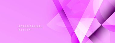 Soyut pembe arka plan. Geometrik şekiller, dinamik görsel efekt oluşturur. Dijital projeler için modern tasarım.