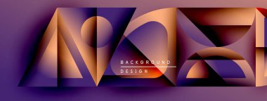 Soyut geometrik şekiller renkli bir arkaplan oluşturur. Gradyan renkler harmanlanarak modern görsel etki yaratıyor. Metin arkaplan tasarımı okur.