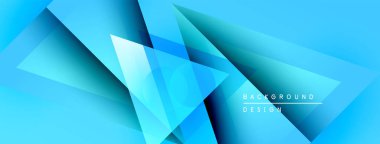 Soyut mavi arkaplan geometrik şekiller, gradyanlar, üst üste binen katmanlar içerir. Modern tasarım enerjiyi, derinliği, görsel ilgiyi çağrıştırıyor.