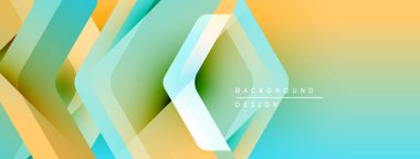 Soyut geometrik desen. Üst üste binen şekiller canlı bir değişim etkisi yaratır. Arkaplan ve sunumlar için uygun modern tasarım.