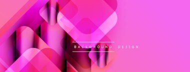 Soyut pembe tasarım özellikleri üst üste binen kareler, dinamik görsel efektler yaratıyor. Modern, enerjik, arka planlar için uygun..