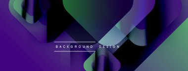 Soyut gradyanlar çakışıyor, dinamik görsel etki yaratıyor. Mor, deniz mavisi, yeşil renkler kompozisyona hakim. Metin arkaplan tasarımı okur.