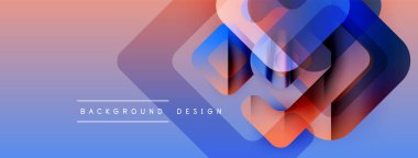 Soyut geometrik şekiller örtüşüyor, canlı renk eğimleri yaratıyor. Arkaplanda metin arkaplan tasarımı var. Modern, şık görsel kompozisyon.