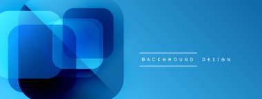 Soyut mavi katmanlar dinamik görsel efekt yaratır. Modern tasarım arka planlar, afişler, sunumlar için uygun. Basit, temiz estetik..