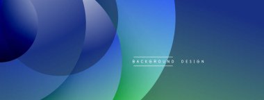 Soyut akışkan şekiller harmanlanır, canlı mavi, yeşil bir eğilim yaratır. Minimalist metin arka plan tasarımı okur. Modern estetik.