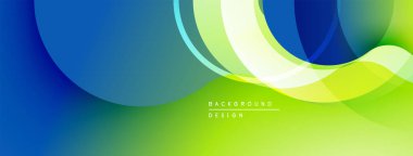 Soyut akışkan şekiller, canlı mavimsi gradyan. Modern tasarım, pürüzsüz kıvrımlar dinamik görsel efekt yaratır. Minimalist kompozisyon.