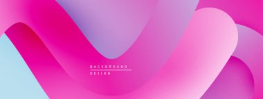 Soyut pembe, mor renkler akışkan şekiller yaratır. Modern tasarım yumuşak, dinamik ve görsel olarak çekici geliyor. Arkaplan yaratıcılığı, yeniliği öneriyor.