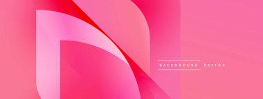 Soyut pembe katmanlar dinamik görsel akış yaratır. Modern tasarım enerji, hareket ve sofistike olmayı öneriyor. İnce gradyanlar derinliği artırır.