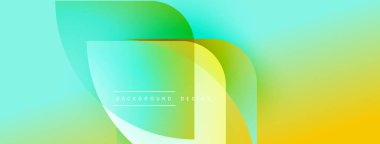 Soyut eğim arkaplanı. Üst üste binen şekiller dinamik görsel efekt yaratır. Parlak renkler düzgün bir şekilde harmanlanarak modern estetik sunuyor..