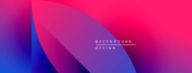 Soyut eğim arkaplanı. Canlı pembeler, morlar, maviler düzgün bir şekilde harmanlanmış. Minimalist tasarım metin arkaplan tasarımı içerir. Modern estetik.