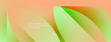 Soyut sıvı şekilleri, gradyanlar, turuncu, yeşil renkler. Minimalist tasarım, arka plan dokusu, pürüzsüz geçişler, modern estetik.
