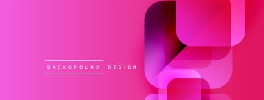 Soyut pembe arka plan. Geometrik şekiller modern tasarımı oluşturur. Gradyan etkisi derinlik ve görsel ilgi ekler..