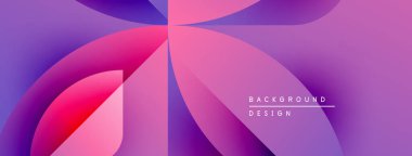 Soyut akışkan şekiller harmanlanır, canlı mor, pembe gradyanlar oluşturur. Modern tasarım enerji, hareket, derinlik öneriyor. Metin arkaplan tasarımı okur.