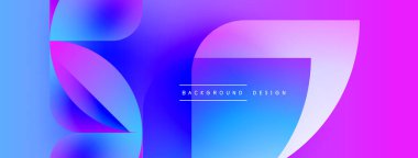 Soyut sıvı şekilleri canlı mavileri, pembeleri, morları harmanlıyor. Modern tasarım farklı renkler, dinamik kompozisyon içerir. Metin arkaplan tasarımı okur.