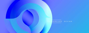 Soyut mavi katmanlar dinamik görsel akış yaratır. Yumuşak eğimler derinlik ve modern tasarım elementleri sunar.