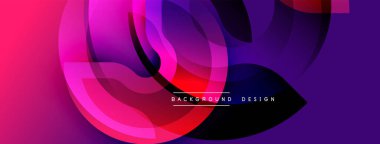 Soyut akıcı şekiller, canlı mor renkler, mor renkler. Modern tasarım, dinamik kompozisyon, değişim etkisi. Minimalist metin ögesi mevcut.