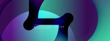 Soyut sıvı şekiller, canlı renklerin karışımı. Modern tasarım, dinamik kompozisyon, pürüzsüz gradyanlar görsel ilgi yaratır. Arkaplanda metin ögeleri.