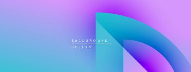 Soyut eğim arkaplanı. Mor, mavi renkler düzgün bir şekilde harmanlanır. Minimalist tasarım metin arkaplan tasarımı içerir. Modern estetik.