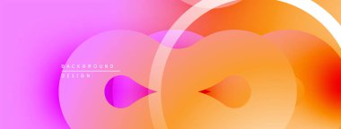 Soyut enerji katmanları pürüzsüz eğimler yaratır. Pembe, turuncu renkler harmanlanarak, dinamik görsel efekt oluşturur. Modern tasarım ögesi.
